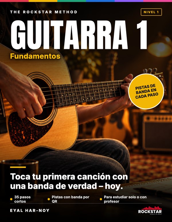 Portada del libro Guitarra 1 – Fundamentos
