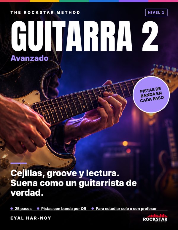 Portada del libro Guitarra 2 – Avanzado